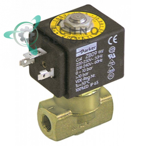 Клапан электромагнитный Parker VE-146 ZB09 230В для оборудования Astoria-Cma, Carimali, Rancilio и др.