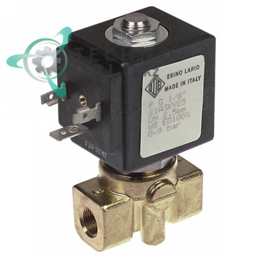 Клапан электромагнитный ODE 1/8 L40мм 21A BDA 24VAC -10 до +140 °C