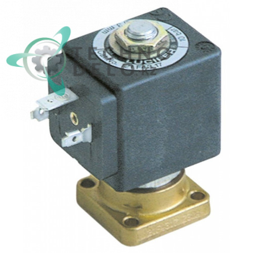 Клапан электромагнитный Parker 121F фланец 32x32мм катушка DZ06S6 230VAC для Faema, Fiorenzato, Rancilio и др.