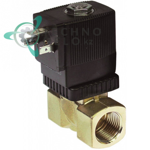 Клапан электромагнитный Burkert 6213 230VAC L50мм резьба внутренняя 1/2 мембрана EPDM 