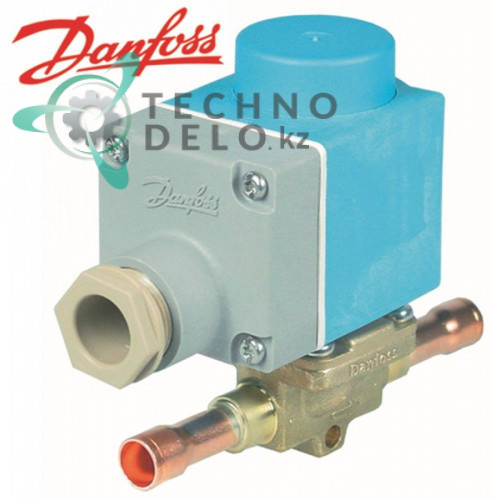 Клапан электромагнитный Danfoss EVR 6 230V тип NC 10мм соединение -40° до 105°C макс. 35 бар для холодильного оборудования