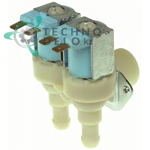 Клапан электромагнитный TP двойной 0.8 л/мин 23116 льдогенератора Brema, Electrolux, NTF, Fagor и др.