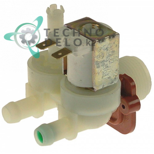 Клапан электромагнитный двойной TP 230VAC 3/4 d11,5мм 3,4 л/мин A029021 для Linea Blanca