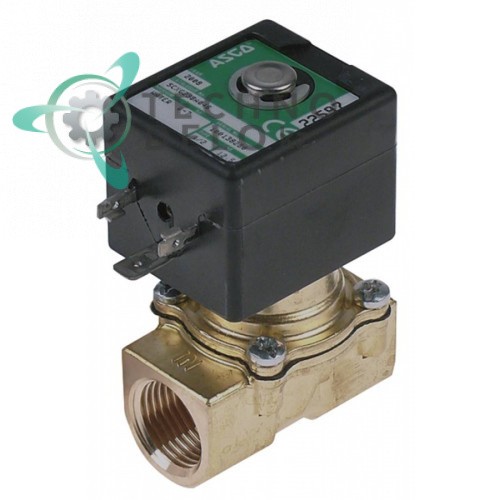 Клапан электромагнитный ASCO 24VAC 1/2 L52мм 0280042 для Henkelman, Allpax и др.