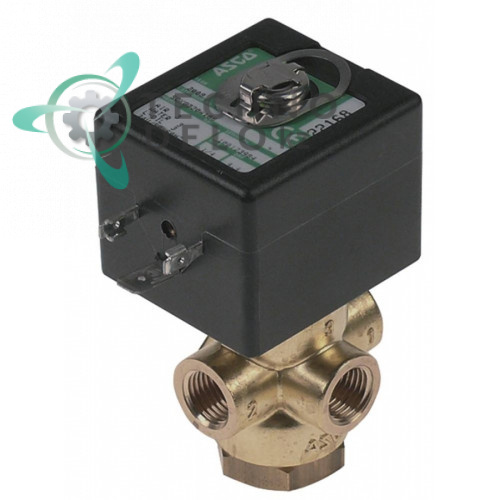 Клапан электромагнитный ASCO 24VAC 1/4 L43мм 0280052 для вакуумного упаковщика Henkelman