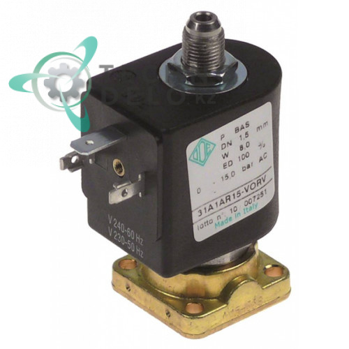 Клапан электромагнитный ODE 230VAC ADA фланец 32x32мм A1900003 для BFC, Fiorenzato, Grimac и др.