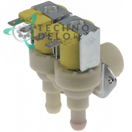 Клапан электромагнитный двойной TP 24В 3/4 d11,5мм 0C1435 для Electrolux