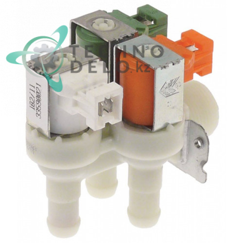 Клапан электромагнитный Elbi тройной угловой 230VAC 3/4 d-15мм 0,5-2л/мин 0L0260 0L3444 для Electrolux EUC1DPWS