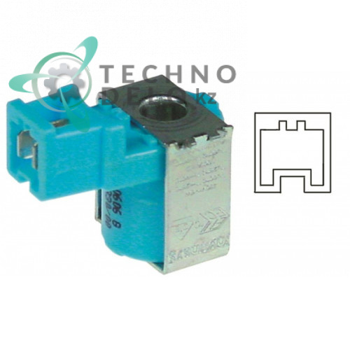 Катушка электромагнитная (соленоид) 6W 230VAC кодированный штекер