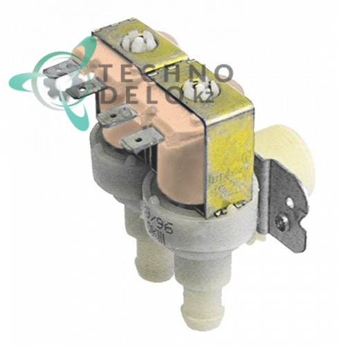 Клапан электромагнитный Invensys двойной 230VAC 3/4 d14мм 049056 для Whirlpool, Imesa, Primus и др.