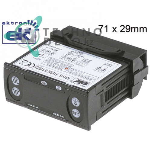 Контроллер Ektron REK31ED-0021 71x29мм 230VAC датчик NTC/PTC -50 до +95°C SL0531 SL1246 для Amatis, Fimar, Forcar, Tefcold