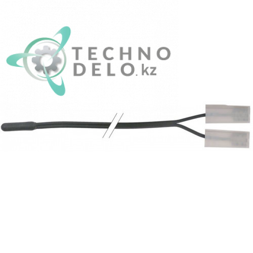 Датчик температурный NTC 100 ком ø5x20мм кабель TPE L-0,9м для печи Inoxtrend, Whirlpool