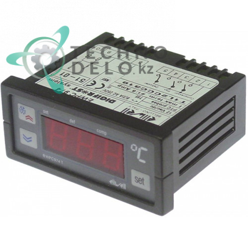 Контроллер Eliwell EWPC974 71x29/33x75мм 12VAC/VDC датчик NTC/PTC 3 реле -50 до +150°C 995702 FR995702 для Friulinox
