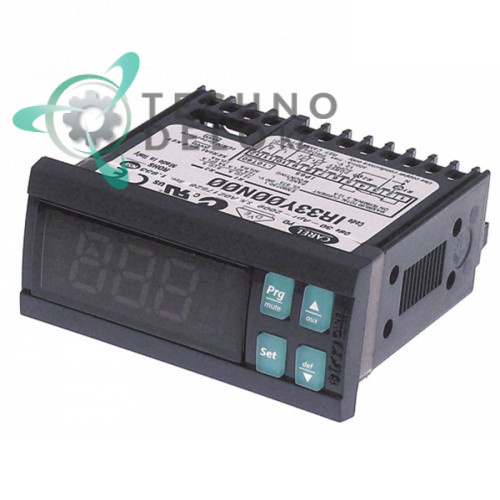 Контроллер для холодильного оборудования CAREL IR33Y00N00 71x29x94 мм 12 VAC/VDC IR/RS-485 диапазон -50 до +150 °C