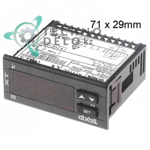 Контроллер Dixell XT110C-5C0TU 71x29мм 230VAC датчик NTC/PTC/Pt100/TC X0TBBBBCB500-S00 для Lincar и др.