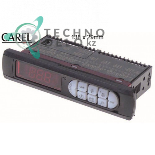 Контроллер CAREL PBMEH0HB111 138,5x29x75мм 115-230VAC датчик NTC/PTC IP54 41103006 для оборудования Mercatus