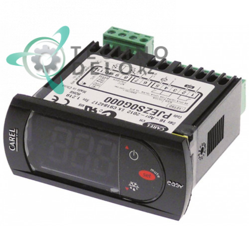 Контроллер CAREL PJEZS0G000 71x29x69мм 230VAC датчик NTC -50 до +90 °C IP54 для холодильного оборудования 