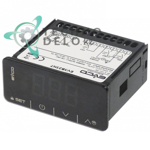 Контроллер EVCO EV3B33N7 Touch 71x29мм 230VAC датчик NTC/PTC -40 до +105°C A00DJ100 для Frenox