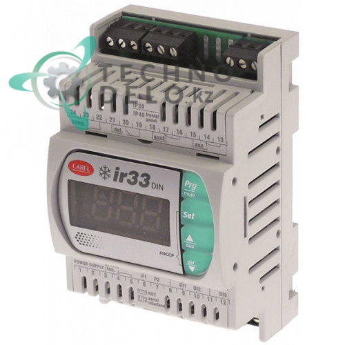 Контроллер CAREL DN33C0HB00 ir33din RS485 IR/RS-485 115-230VAC датчик NTC -50 до +99°C для холодильного оборудования