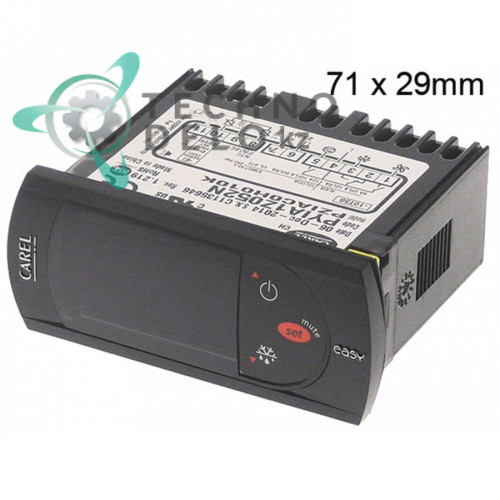 Контроллер CAREL PZIAC0H010K 71x29x59 мм 230 VAC -40 до +99°C IP65 датчик NTC 418235641000 для ISA TASSELLI и др.
