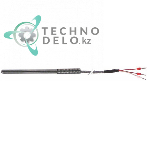 Датчик температурный Pt100 ø6x100мм -200 до +600°C кабель Vetrotex для профессионального теплового оборудования