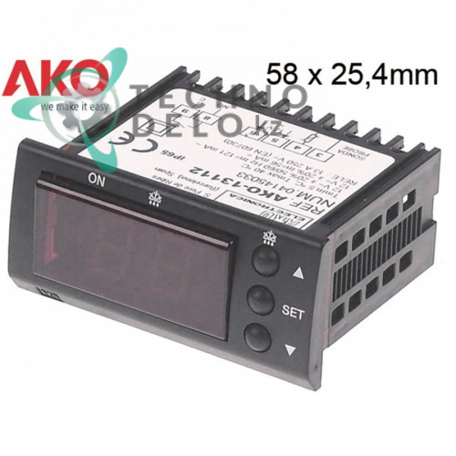 Контроллер AKO 13112 58x25,4мм 12VAC/VDC -50 до +99 °C датчик NTC