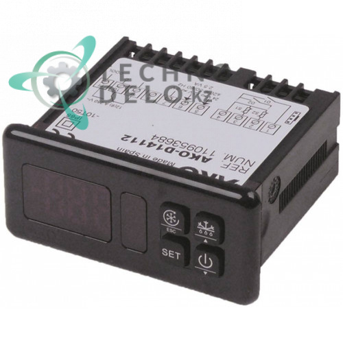 Контроллер AKO D14112 RS485 -50 до +99/+150°C 71x29мм 12/24В датчик NTC/PTC IP65