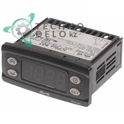Контроллер Eliwell ICPlus902 ICP11I0750000 71x29мм 230VAC датчик мВ/мА CO-8A(3) температурно-влажностный