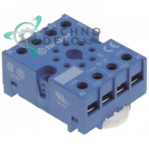 Цоколь реле Finder 90.26 8-ми полярный 250V 10A 10503 / 2609500 для Bertos, Foinox, Mareno, Silko, Virtus и др.