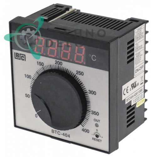 Контроллер Brainchild BTC404 43511000 ON-OFF 0 до +400°C 90-264VAC датчик Pt100 IP54