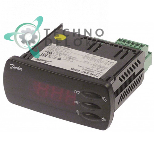 Контроллер Danfoss EKC202B-084B8522 71x29мм 230VAC датчик NTC/PTC/Pt1000 IP65 холодильного оборудования и др.