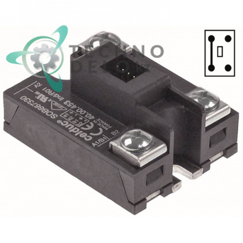 Реле силовое Celduc 65А 400В 24VDC 4000453 печи Fagor, Rational и др.