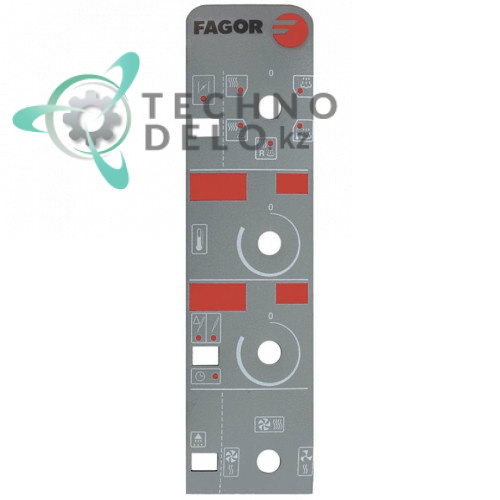 Стикер клавиатуры для панели управления 12019205 R673000 пароконвектомата Fagor HEM1011/201H, HME1011/1021/2011 и др.