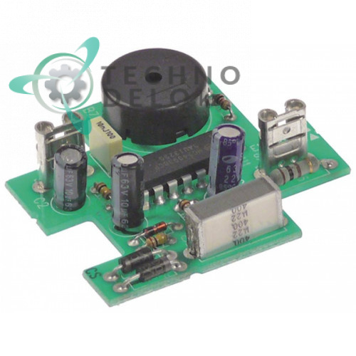 Электронный зуммер 230VAC 15 секунд 48x45мм BUZ000, TM012, KTM0012B для печей Unox, Garbin, Gierre и др.