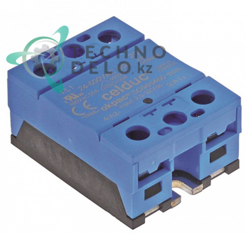 Реле Celduc SO965460 1 фаза 60A 24-600V EL0752401 для печи Eloma, Falcon, Palux и др.