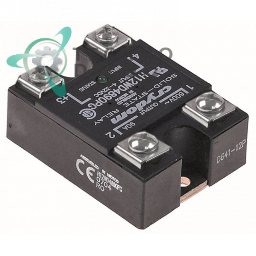 Реле полупроводниковое Crydom H12WD4890PG  90A 600V 4-32VDC 58,6x45мм 752665 ELE324032 для Eloma, Palux и др.