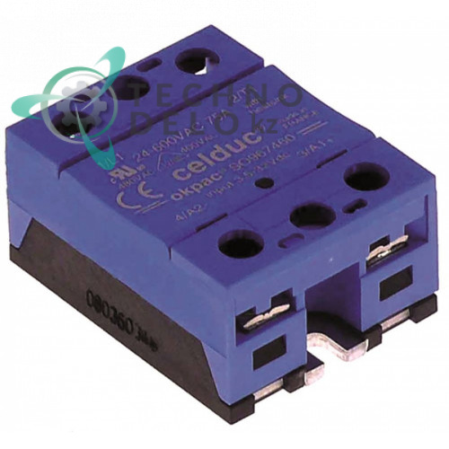 Реле Celduc SO967460 1 фаза 75A 24-600В 59x45мм