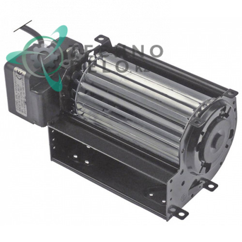 Вентилятор-электромотор Coprel FFL 19Вт 230В ø60мм L-120мм -10 до +60°C кабель L-2000мм для холодильного оборудования