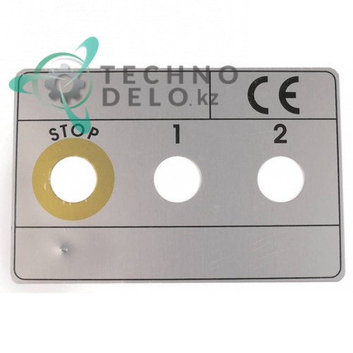 Стикер обозначения кнопок 160x105мм 111NT40 111NT50 111NT70 панели управления тестомеса Alimacchine NT40, NT50, NT70