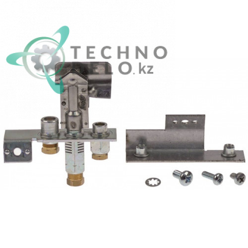 Горелка газовая Polidoro 3-х пламенная природный газ тип дюзы 31.2 подключение 4мм 535010005 896445 для Falcon G2625 и др.