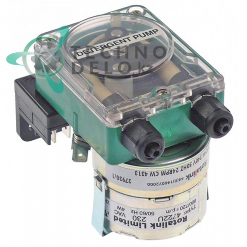 Дозатор AQUA Germac G202 2л/ч 230VAC термопласт моющее средство 20588 для Adler, Electrolux и др.