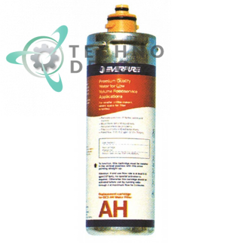 Фильтр водяной Everpure AH 114 л/ч D-80мм H-260мм 0,5мкм под тип головки QL2/QL3 для кофейного оборудования и др.