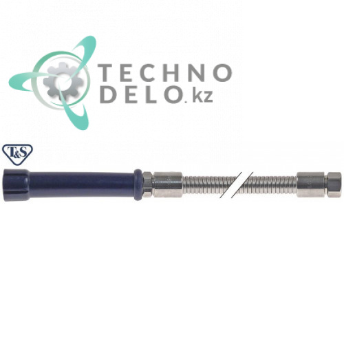 Шланг гибкий T&S EB-0068-H с ручкой подключение 3/4-14 UN длина 1727 мм материал металл CNS для ручного душа